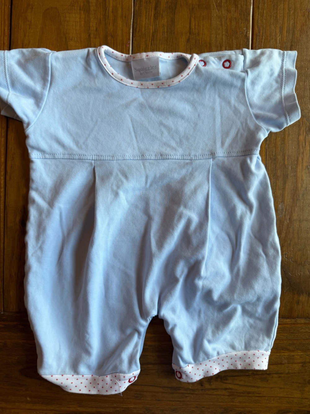 6-9 month Squiggles by Charlie Light Blue Outfit READ